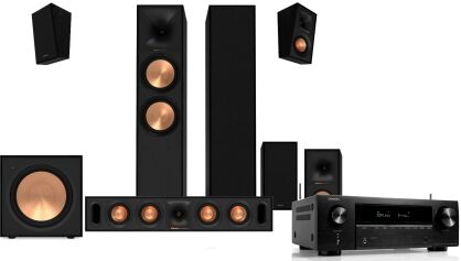 Denon AVR-X1800H + Klipsch Reference R-600F + R-30C + R-50M + R-40SA + R-101SW