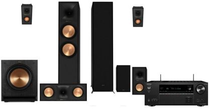 Onkyo TX-NR6100 + Klipsch Reference R-800F + R-50C - R-50M + R-40SA + SPL-120 Dolby Atmos