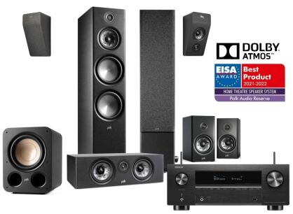 Denon AVC-X3800H + Polk Audio R700 + R400 + R200 + R900HT + ES10