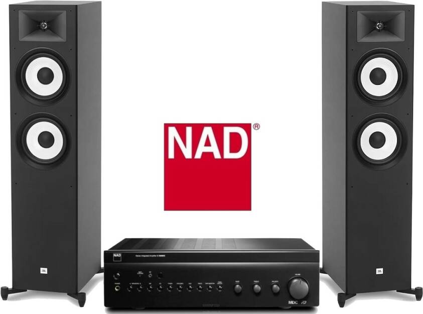 NAD C356BEE + JBL Stage A190