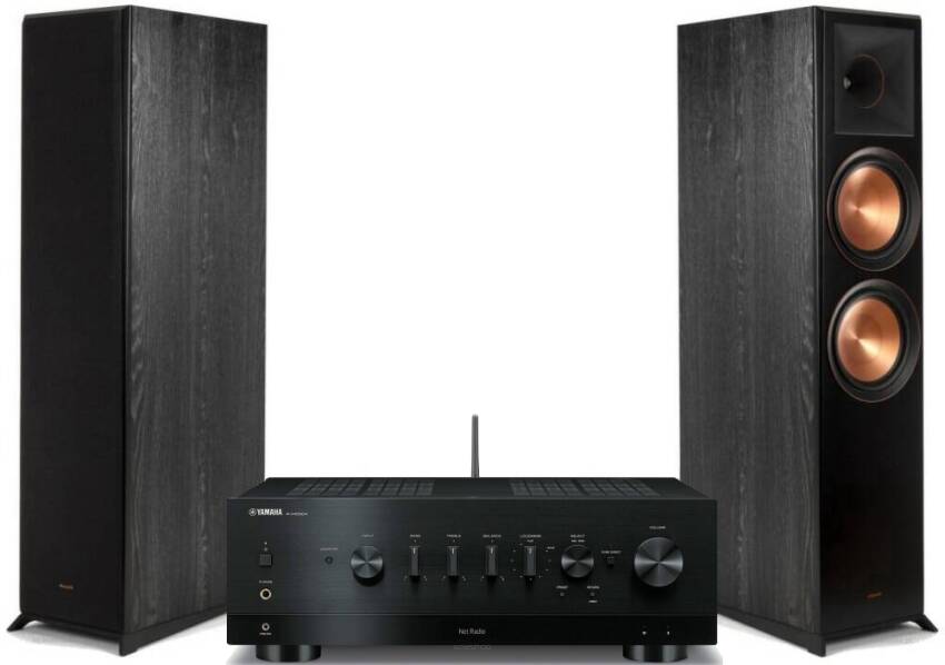 Yamaha R-N1000 + Klipsch RP-8000FII