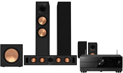 Yamaha RX-A2A + Klipsch R-800F + R-30C + R-50M + R-121SW