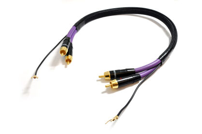 Melodika MDPH15 Kabel 2xRCA PHONO do gramofonu z żyłą uziemiającą - 1.5m