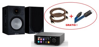 Eversolo Play CD + Monitor Audio Silver 100 7G + GRATIS (Proson Arctic Speaker 2x2,5m/Wireworld Stratus 10 Power) - raty 0% sklep WROCŁAW