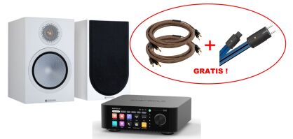 Eversolo Play CD + Monitor Audio Silver 100 7G + GRATIS (Proson Arctic Speaker 2x2,5m/Wireworld Stratus 10 Power) - raty 0% sklep WROCŁAW