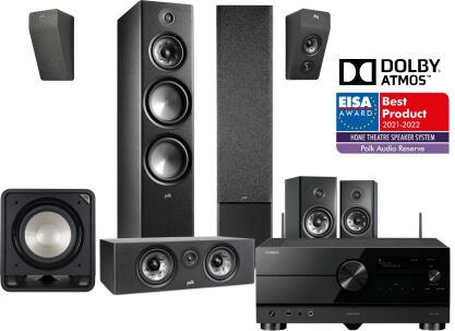 Yamaha RX-A4A + Polk Audio R700 + R400 + R200 + R900HT + SUB12