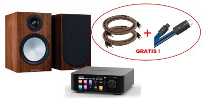 Eversolo Play CD + Monitor Audio Silver 100 7G + GRATIS (Proson Arctic Speaker 2x2,5m/Wireworld Stratus 10 Power) - raty 0% sklep WROCŁAW