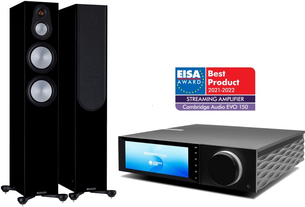 Cambridge Audio EVO 150 + Monitor Audio Silver 300 7G | media-max.pl