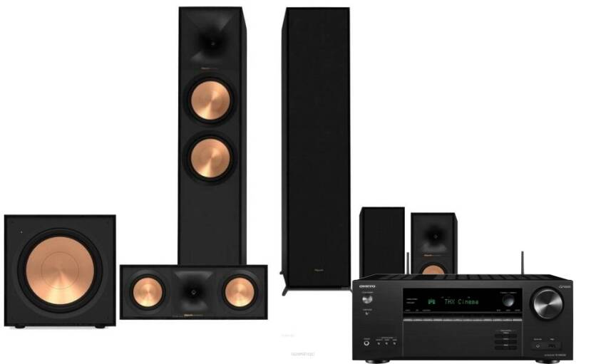 Onkyo TX-NR6100 + Klipsch R-800F + R-50C + R-50M + R-101SW