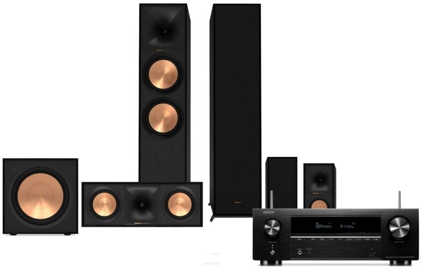 Denon AVR-X1700H + Klipsch R-600F + R-50C + R-40M + R-101SW