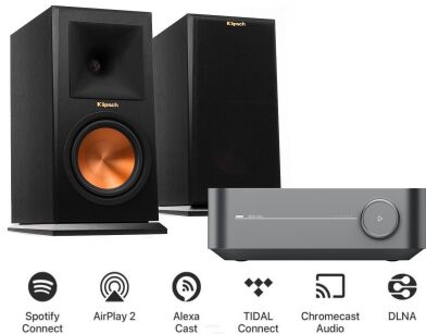 Wiim Amp + Klipsch Reference RP-160M