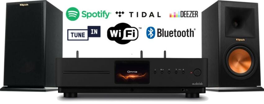 Audiolab OMNIA + Klipsch Premiere RP-160M 