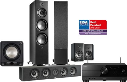 Yamaha RX-A2A + Polk Audio R700 + R350 + R100 + SUB12