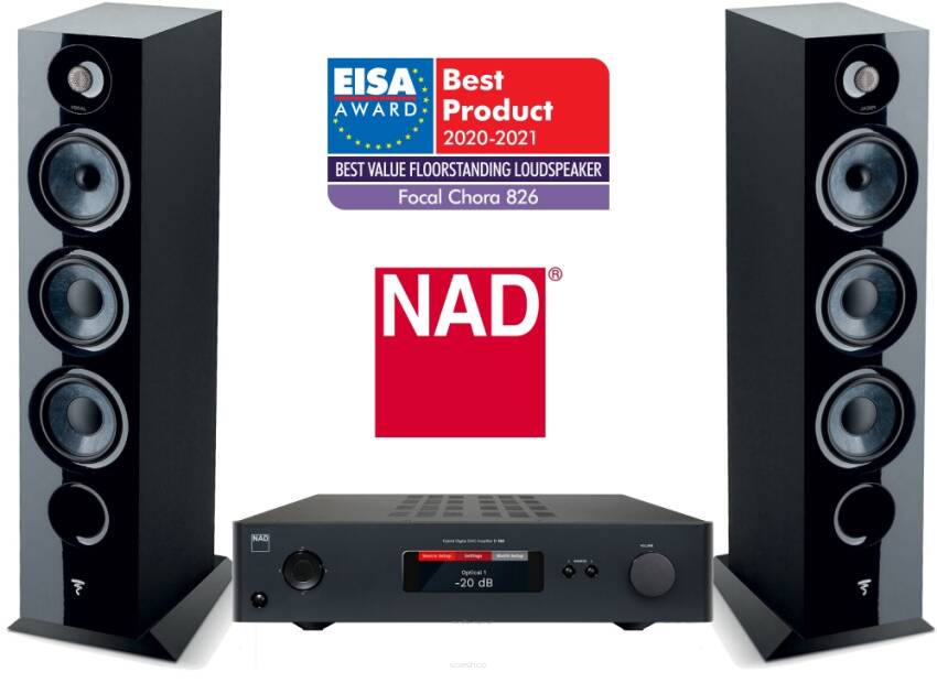 NAD C368 + Focal Chora 826