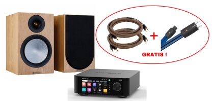 Eversolo Play CD + Monitor Audio Silver 100 7G + GRATIS (Proson Arctic Speaker 2x2,5m/Wireworld Stratus 10 Power) - raty 0% sklep WROCŁAW